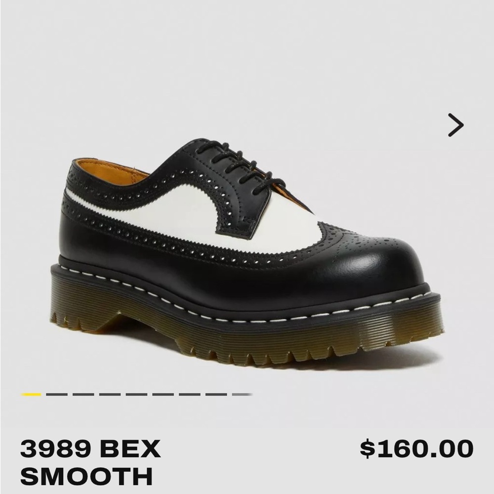 Dr. Martens 3989 Bex Smooth Leather Brogue Shoe